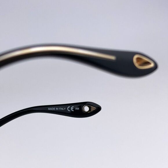 NEW Givenchy GV0076 2M2 Black Gold Rectangle Women Eyeglasses - Picture 8 of 11